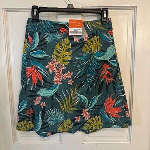 RipSkirt NWT Hawaii Wrap Skirt Womens XS Tropical‎ Floral Bali Jungle Print